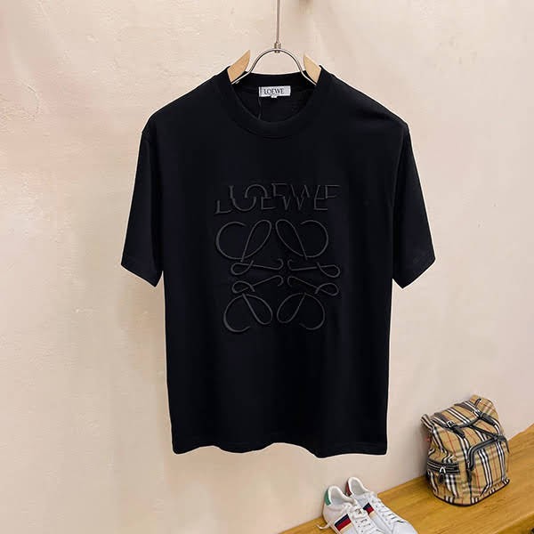ロエベ コピー☆ルーズフィットTシャツ アナグラム 2色（コットン） H526Y22XAG